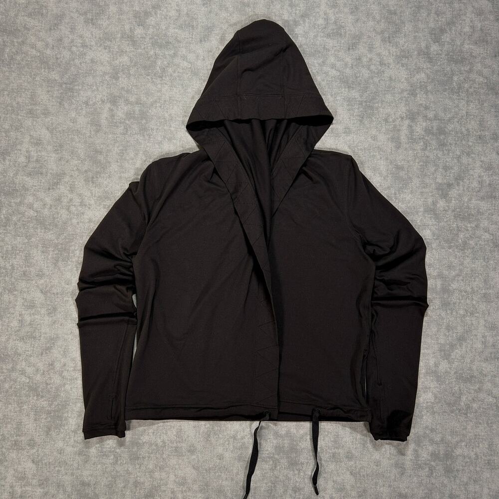 Lululemon Peace of Mind Wrap black activewear casual hooded jacket womens 4